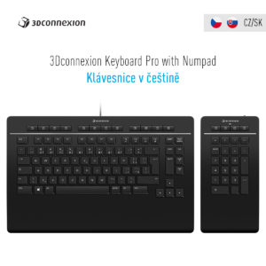 Klávesnice Keyboard Pro s Numpadem v češtině